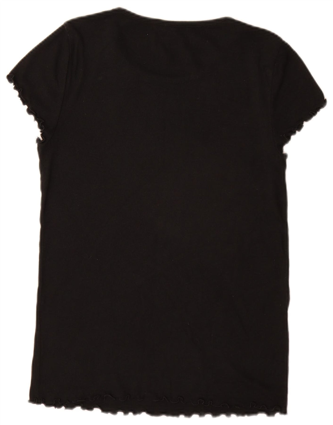 Gap Womens Tall T-Shirt Top UK 14 Moyen Noir