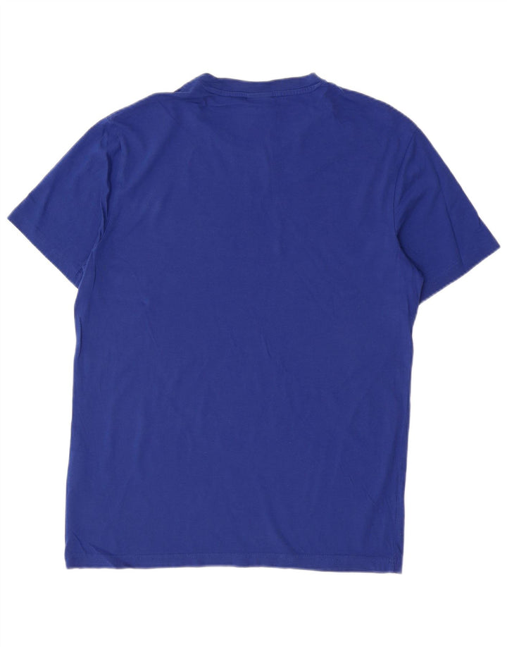 Champion T-Shirt Graphique Homme Bleu Moyen Coton