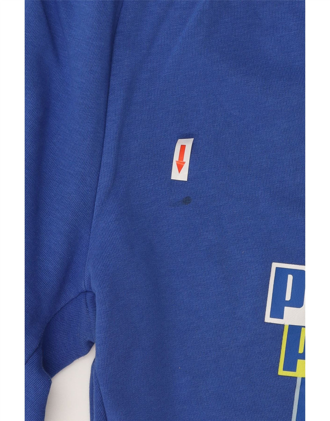 Puma Short Graphic Sport Homme Bleu Moyen Coton