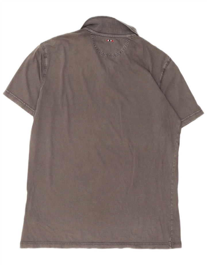 NAPAPIJRI Polo Homme Grand Gris Coton
