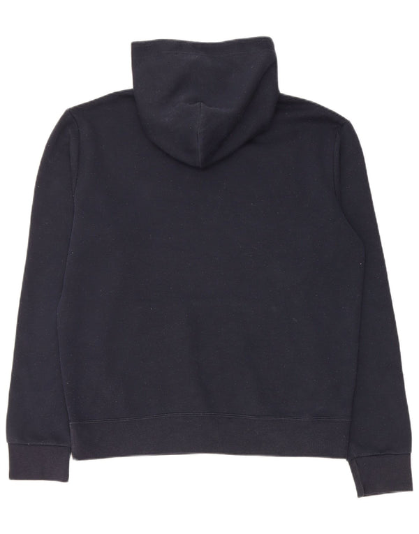 Polo Ralph Lauren Mens Hoodie Jumper Medium Navy Blue Polyester