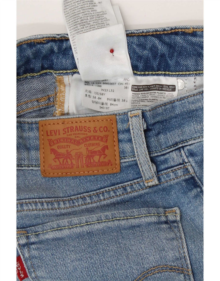 Levi's Jean 715 Bootcut Femme Bleu W23 L32 Coton