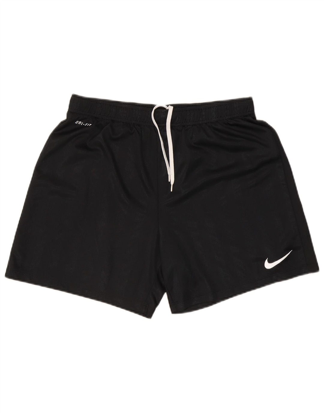 Nike Short de sport Dri Fit pour homme en polyester rayé noir Taille L