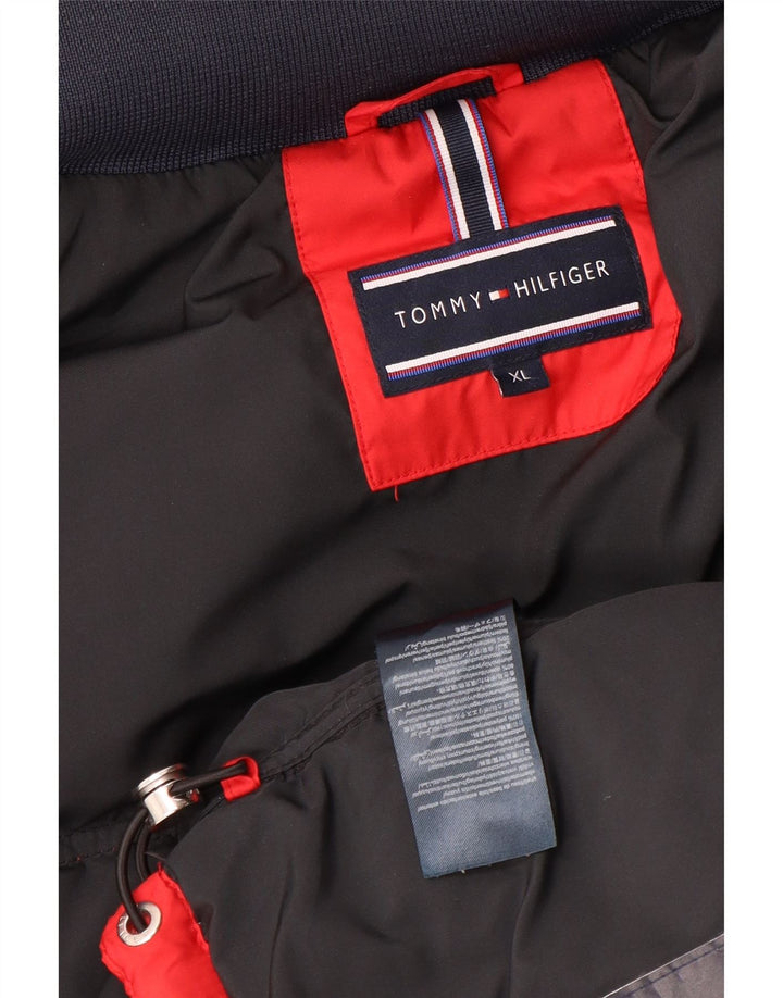Tommy Hilfiger Gilet rembourré pour homme UK 42 XL Rouge Polyester