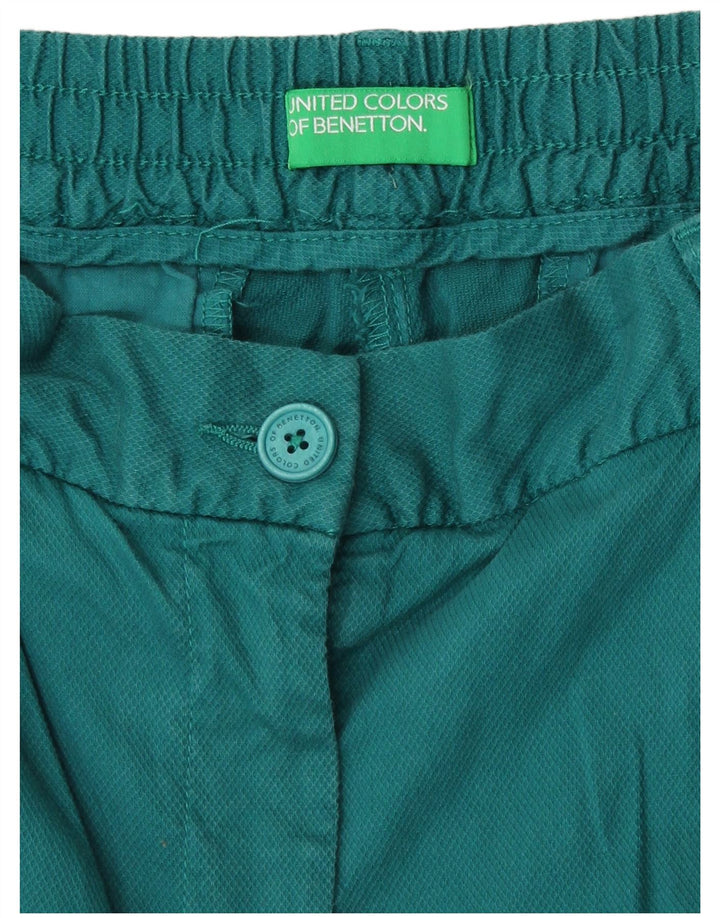 Benetton Short Chino Femme W28 Vert Moyen