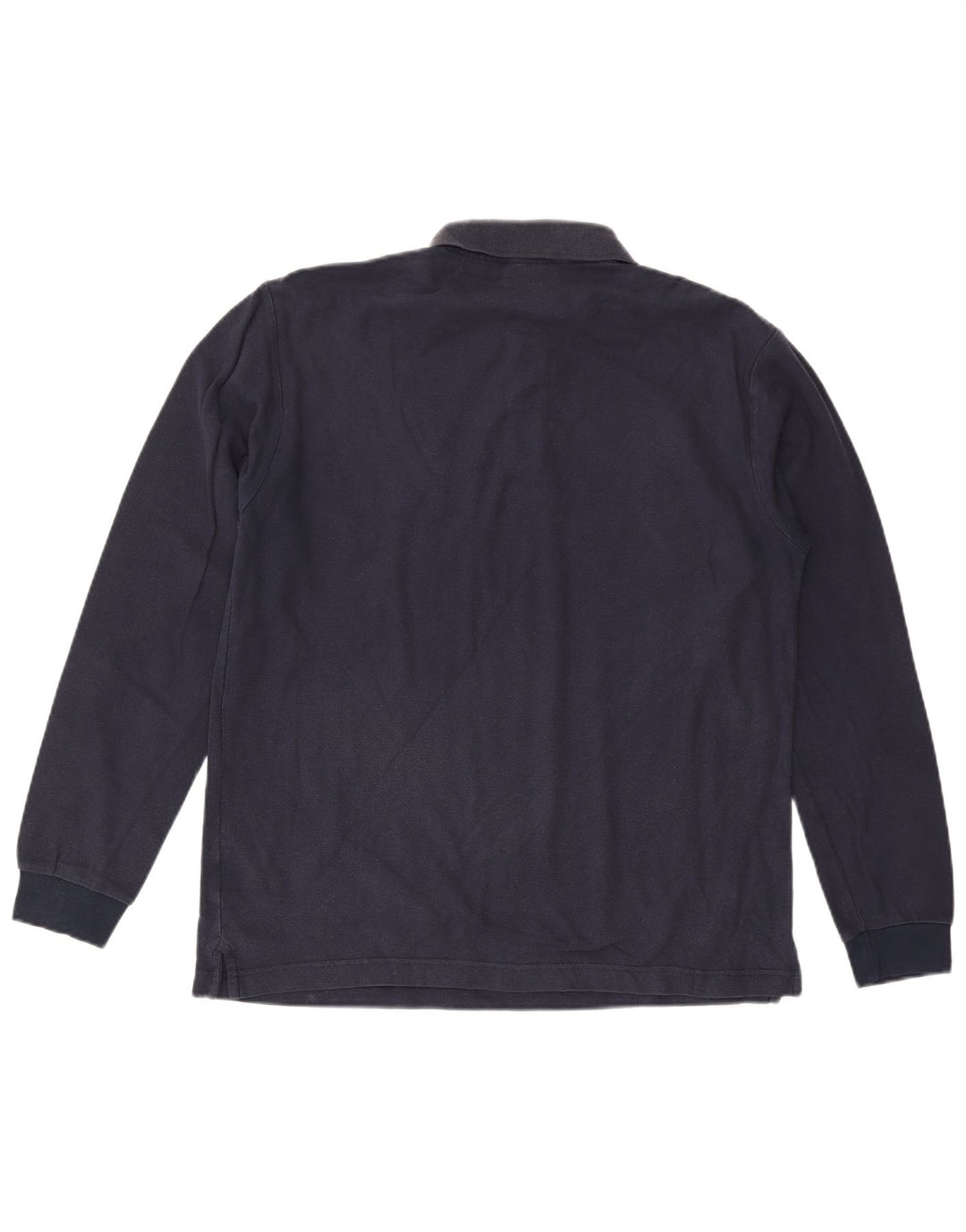 FILA Polo à manches longues pour hommes, grand, bleu marine