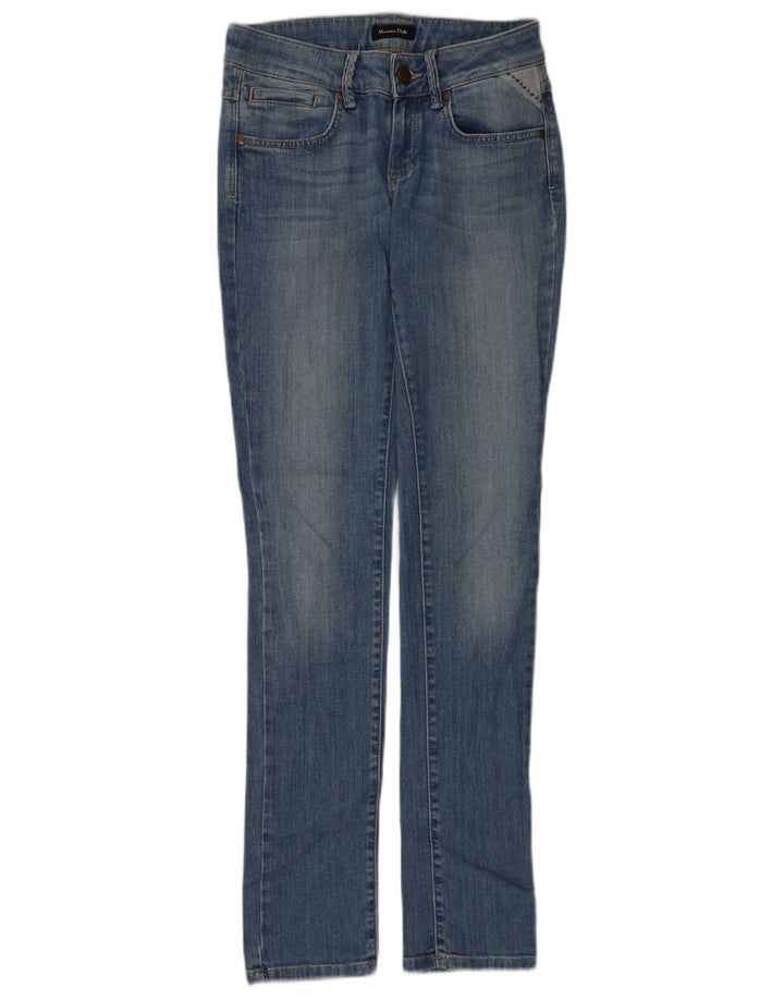 Massimo Dutti Jean Slim Femme W26 L32 Bleu Coton