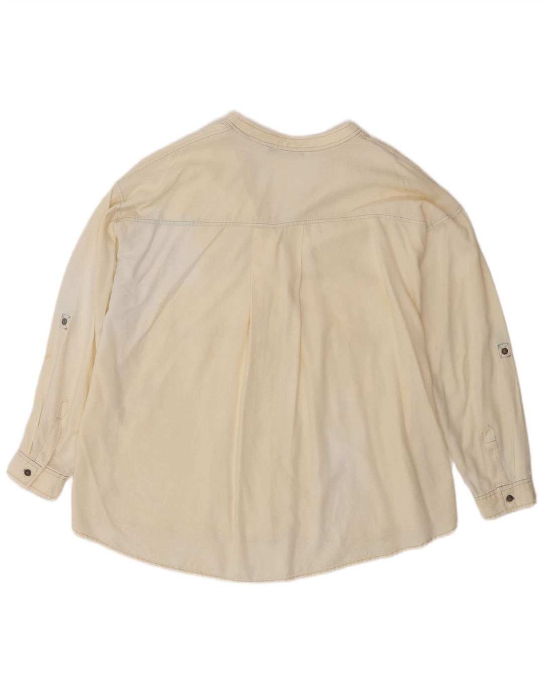 ZARA Womens Shirt UK 14 Medium Off White