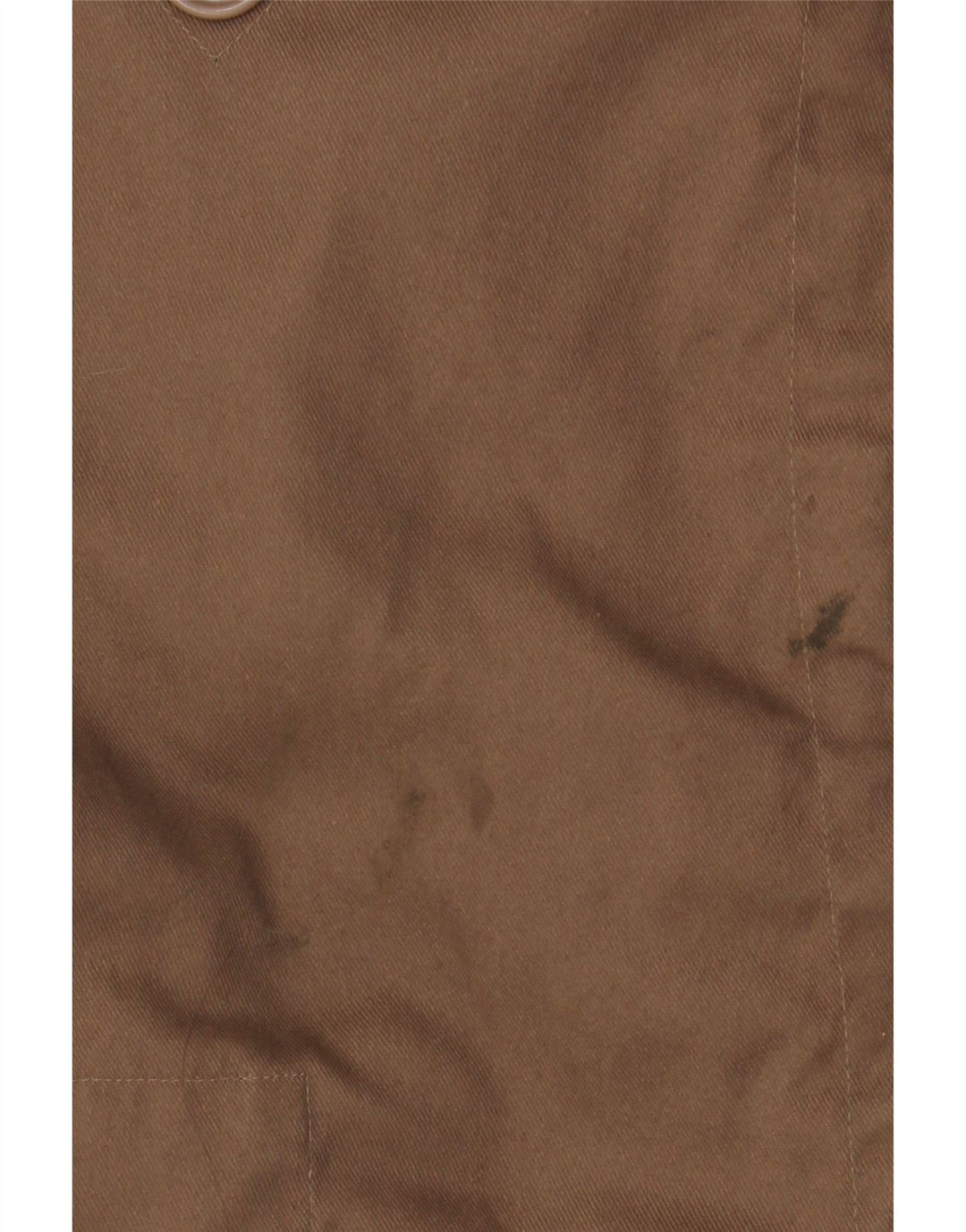 VINTAGE Veste Parka à capuche pour homme UK 42 XL Marron Polyester