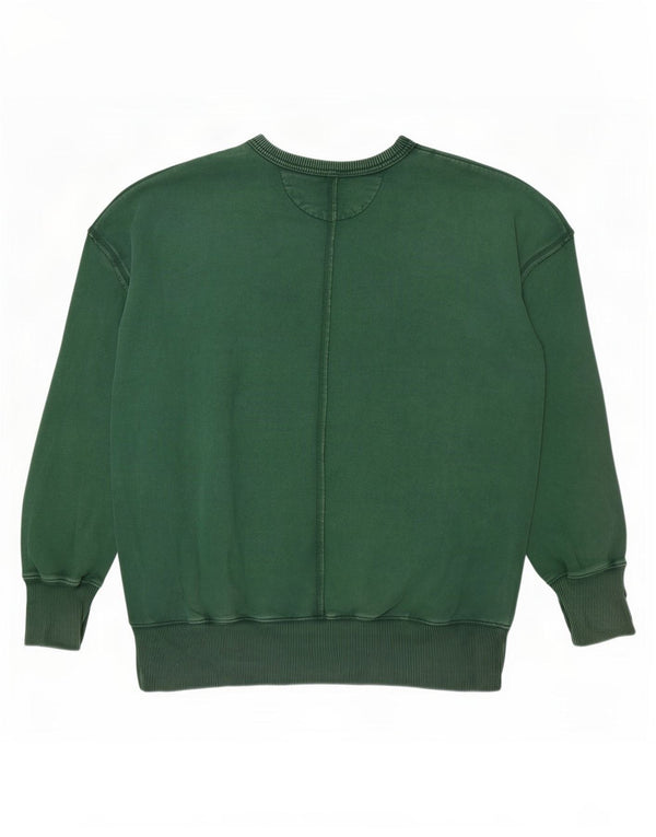 American Eagle Sweat-shirt coupe ample pour homme en coton vert XS