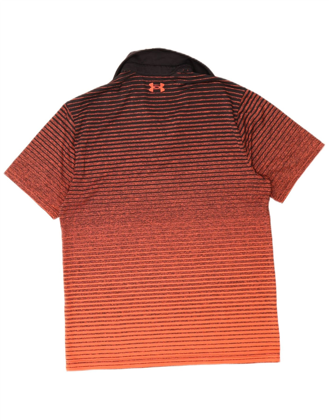 Under Armour Polo Heat Gear Homme Orange Rayé Polyester