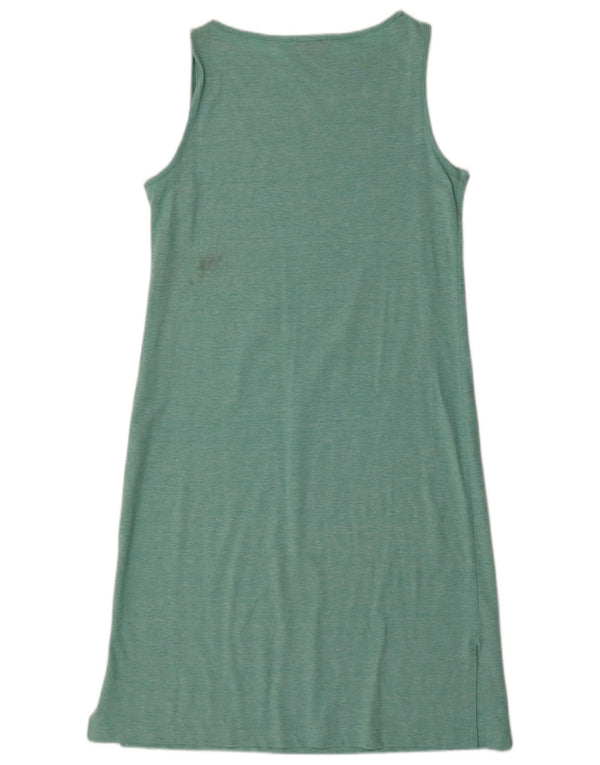 Sergio Tacchini Robe T-Shirt Femme IT 46 Large Turquoise Moucheté