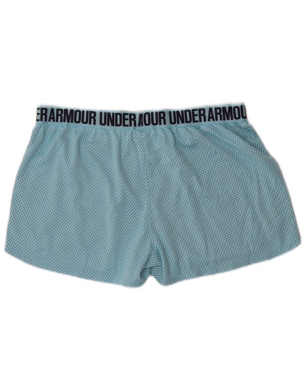 Under Armour Short de sport Heat Gear Graphic pour femme UK 14 Large Bleu à pois