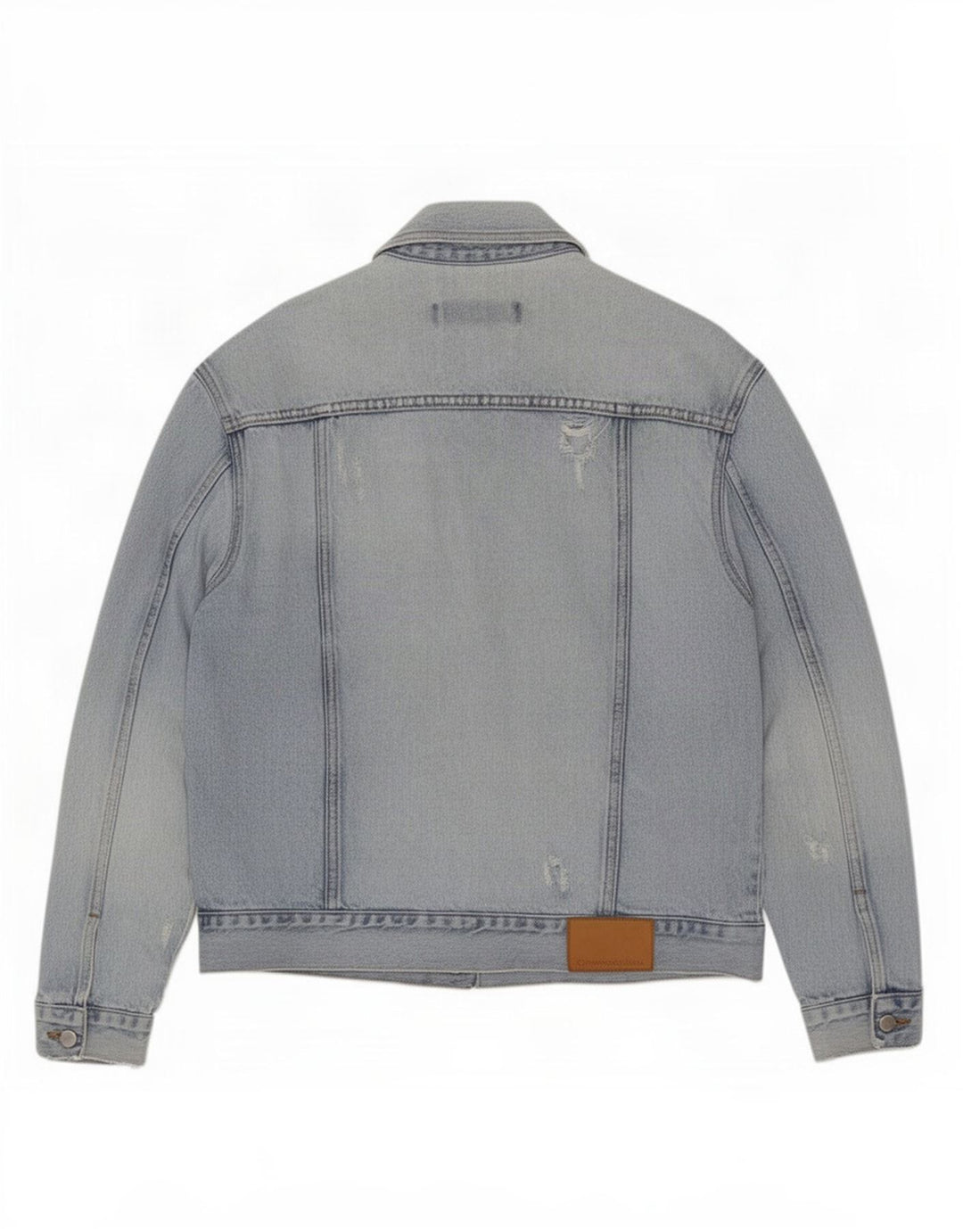 Calvin Klein Jeans Veste en jean vieilli pour homme UK 38 Bleu moyen Coton