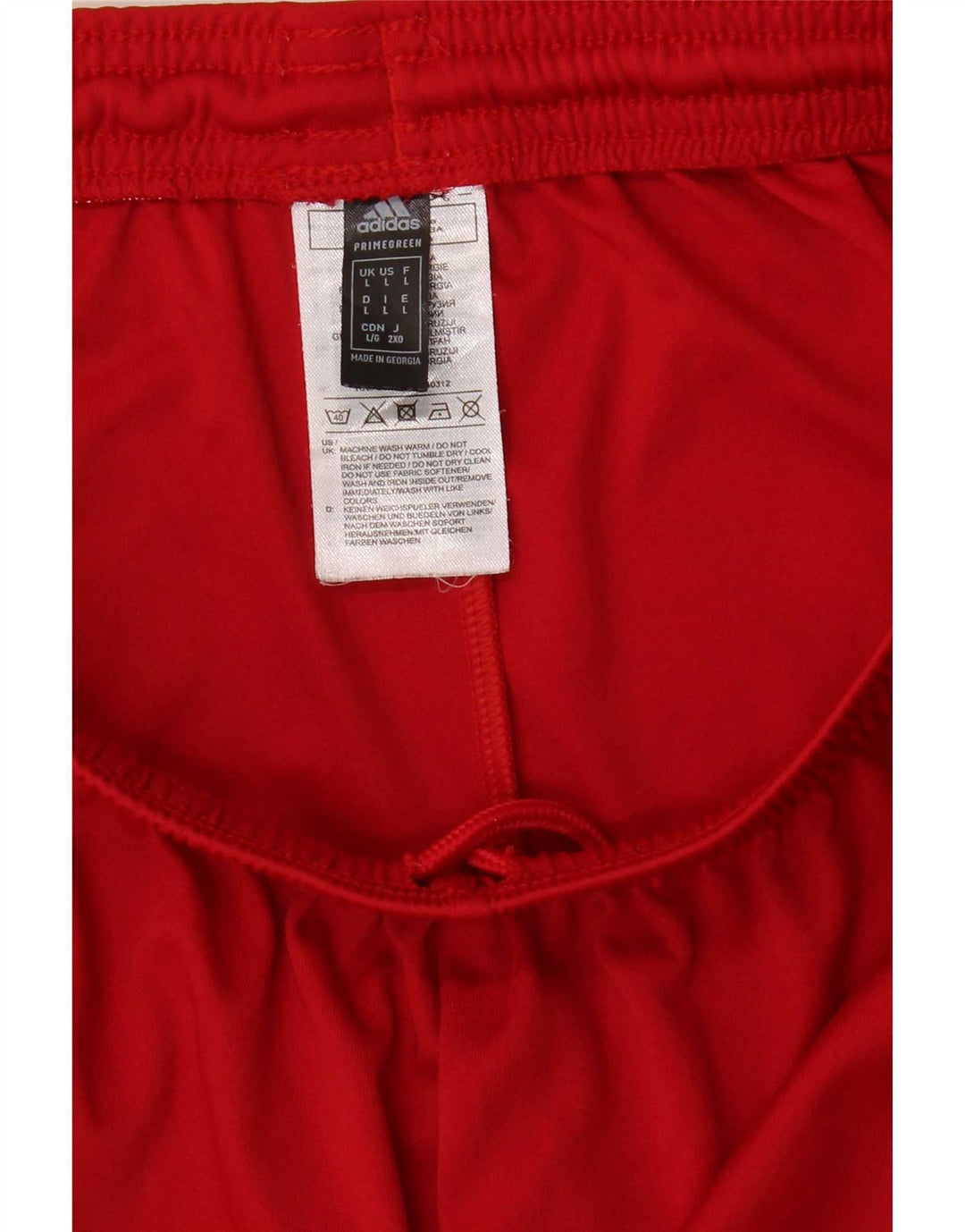 Adidas Short de sport Aeroready pour hommes, grand rouge, en polyester