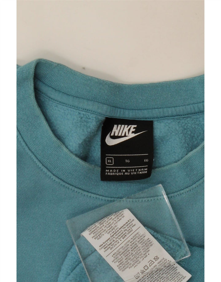 NIKE Sweat-shirt pour homme XL Bleu Coton