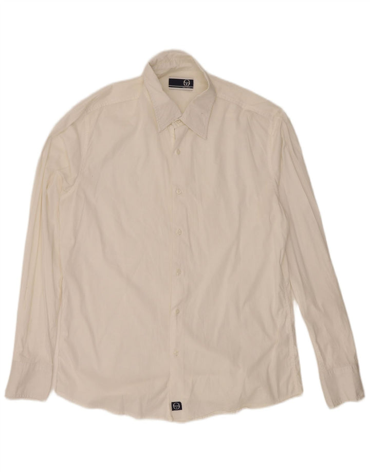Sergio Tacchini Chemise Homme XL Blanc Coton