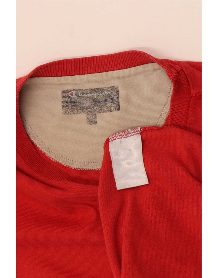 Champion T-Shirt Graphique Homme Grand Rouge Coton