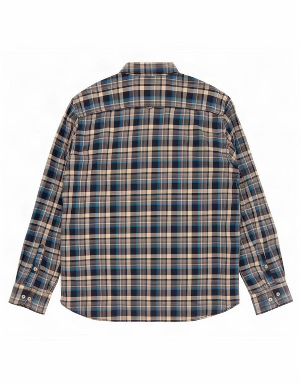 Jack & Jones Chemise en flanelle pour homme 2XL en coton à carreaux bleu marine