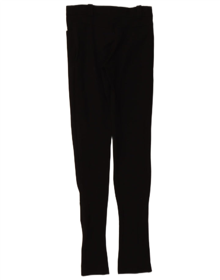 ZARA Pantalon décontracté skinny pour femme XS W24 L32 Noir Synthétique