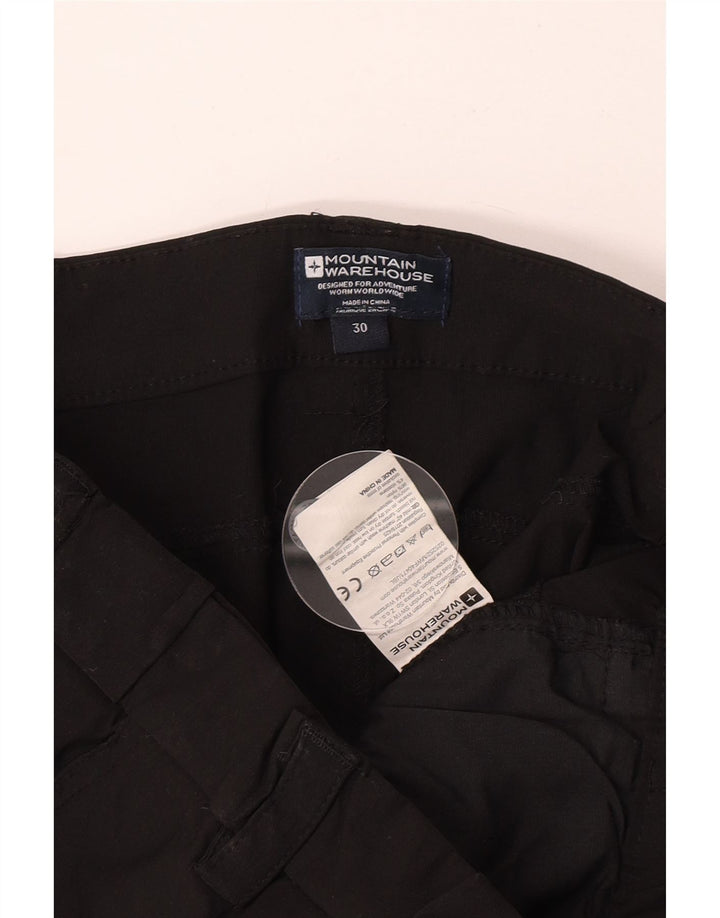 Mountain Warehouse Pantalon Cargo Slim Homme W30 L30 Nylon Noir