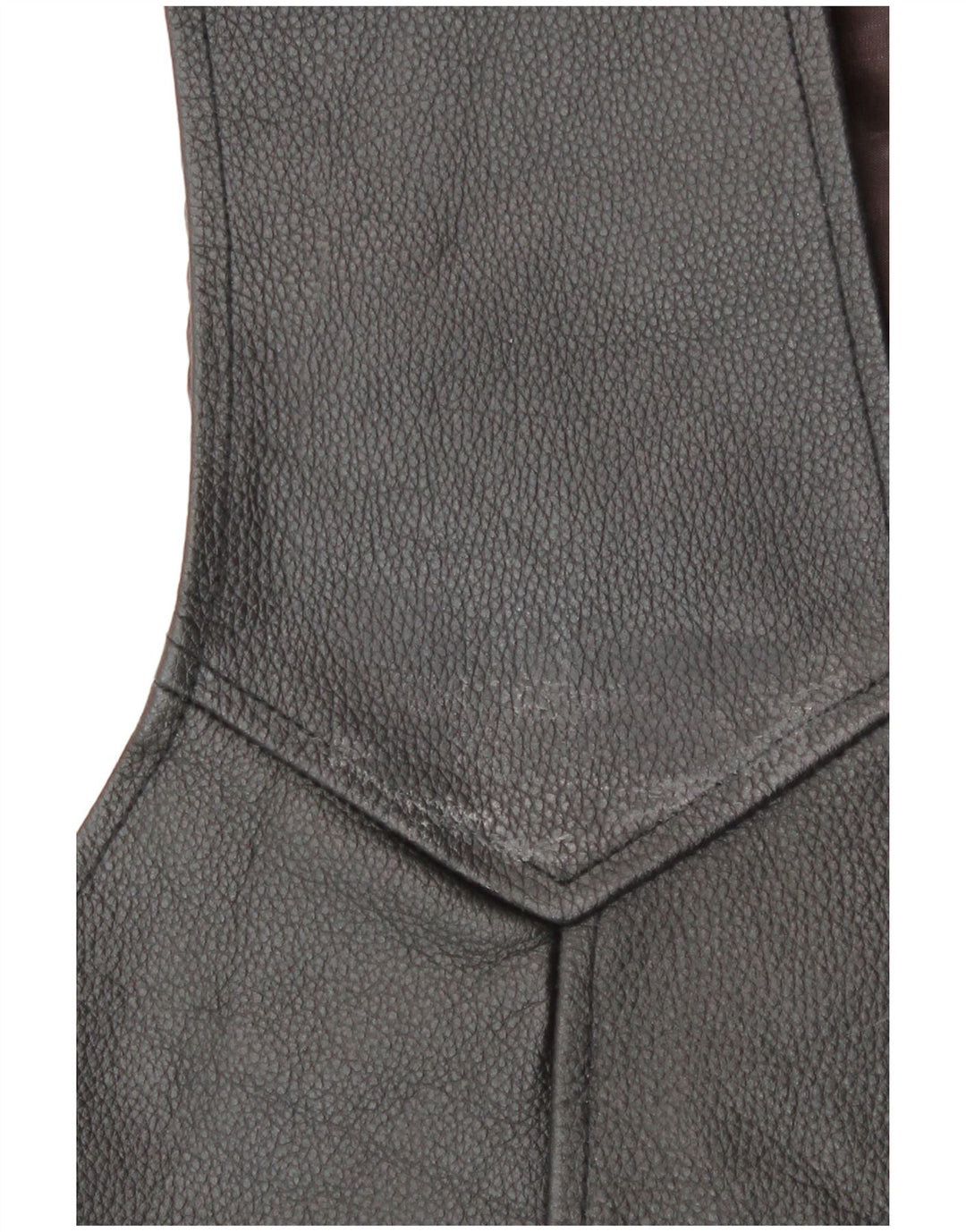 gilet en cuir homme vintage moyen motard noir