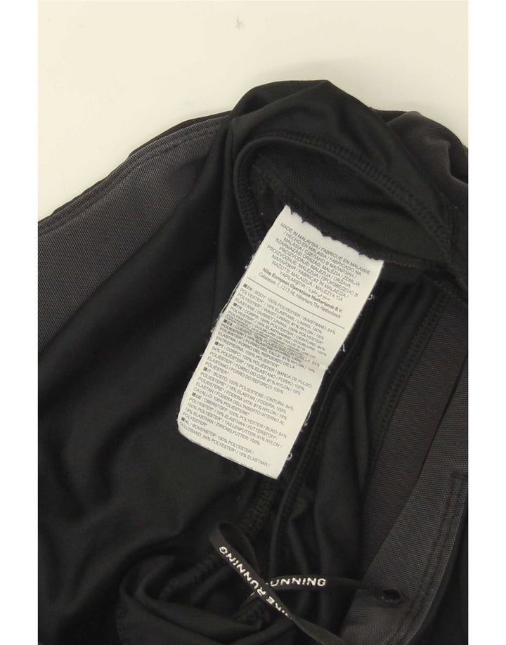 Nike Short de sport de course pour femme UK 12 Medium Noir Polyester