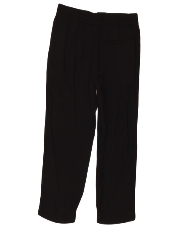 Cos Pantalon court coupe ample pour femme EU 36 Small W32 L25 Viscose noire