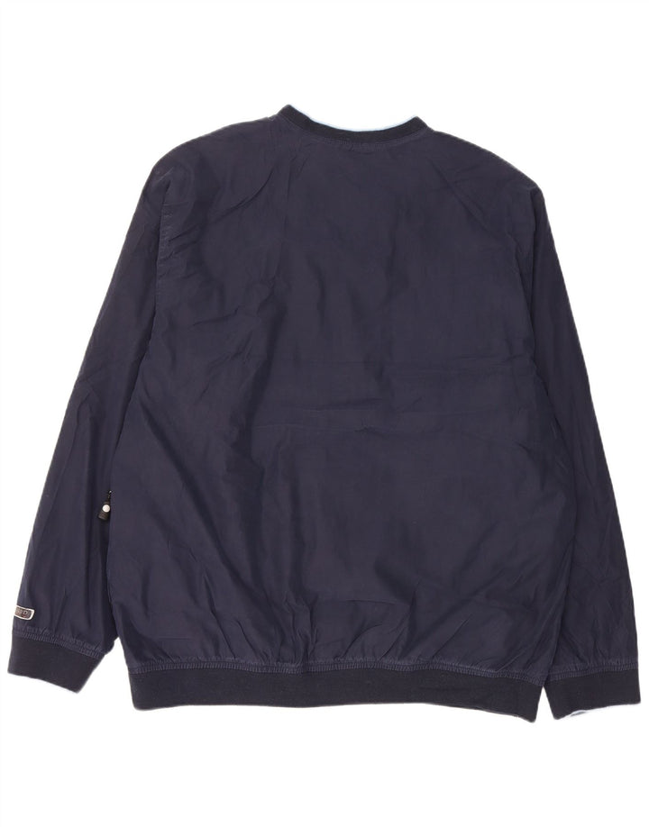 Izod Pull Survêtement Homme Haut XL Bleu Marine Polyester