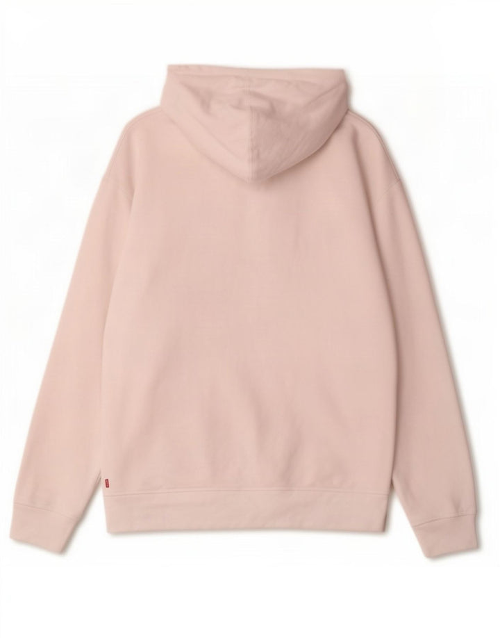 Levi's Pull à Capuche Graphique Homme Blanc Coton