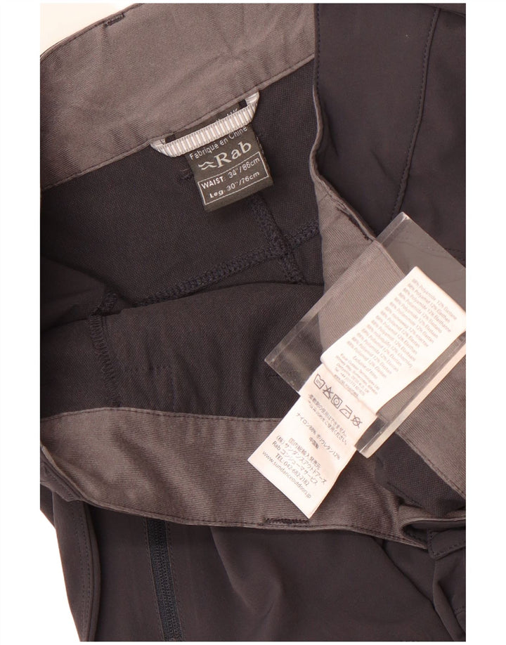 Rab Pantalon Cargo Droit Femme W34 L31 Gris Polyamide