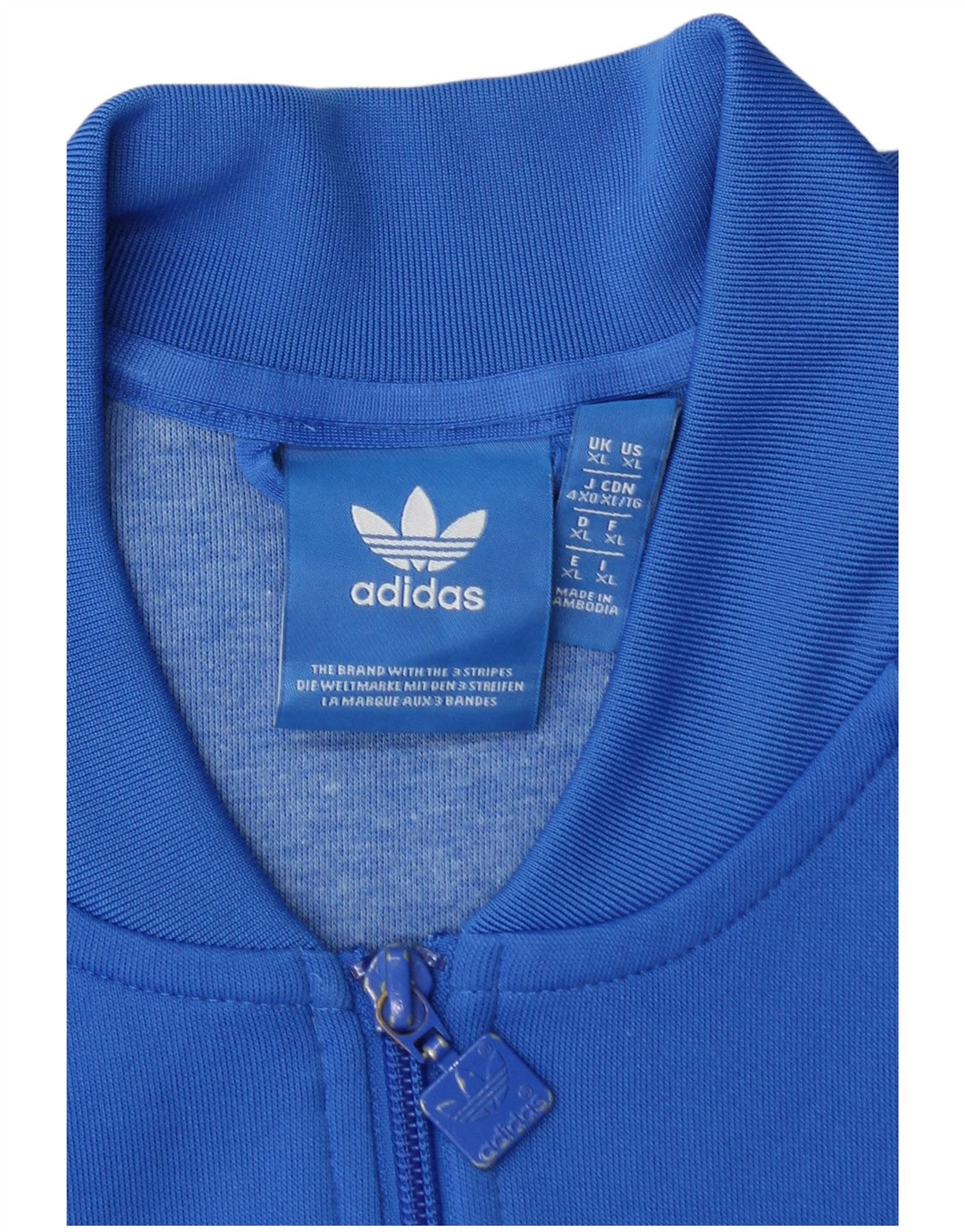 ADIDAS Veste de survêtement pour homme XL Bleu Polyester