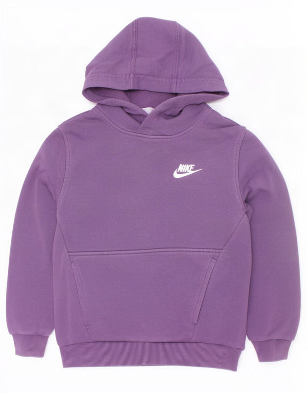 Nike Pull à capuche pour fille 6-7 ans XS Violet Coton