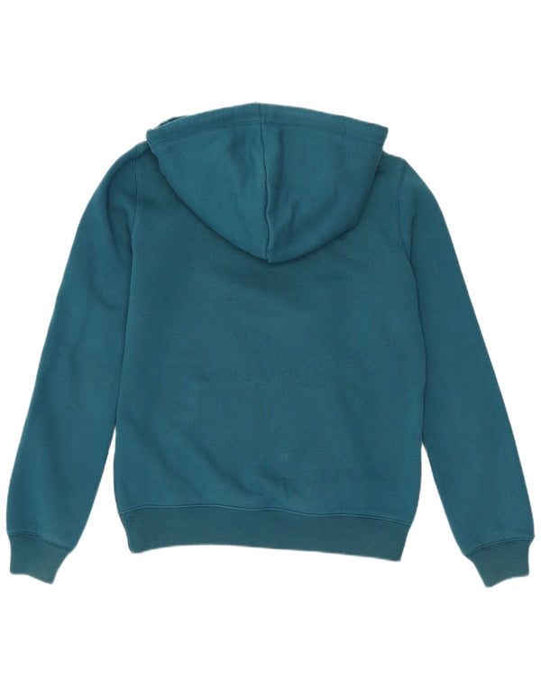 Jack Wills Pull à capuche graphique pour femme UK 8 Small Bleu Coton
