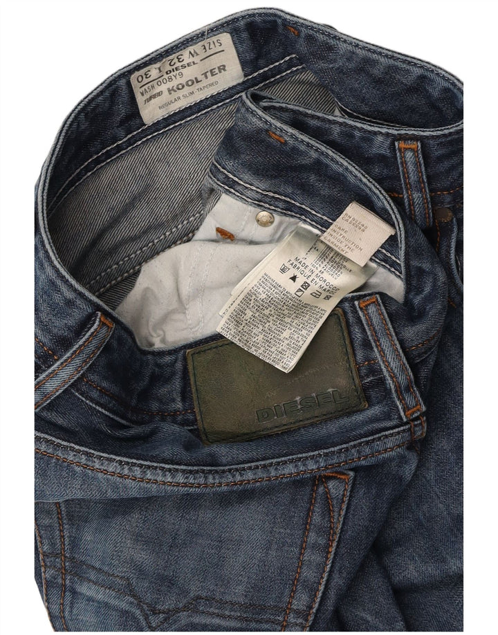 DIESEL Jean Koolter Regular Slim Fuselé Homme W32 L30 Bleu Coton