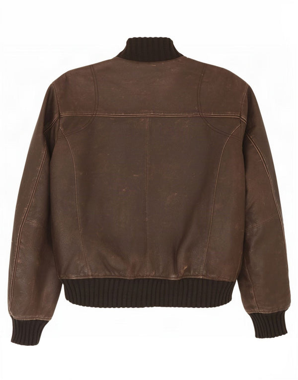 Conbipel Veste en Cuir Bomber Homme IT 56 2XL Marron