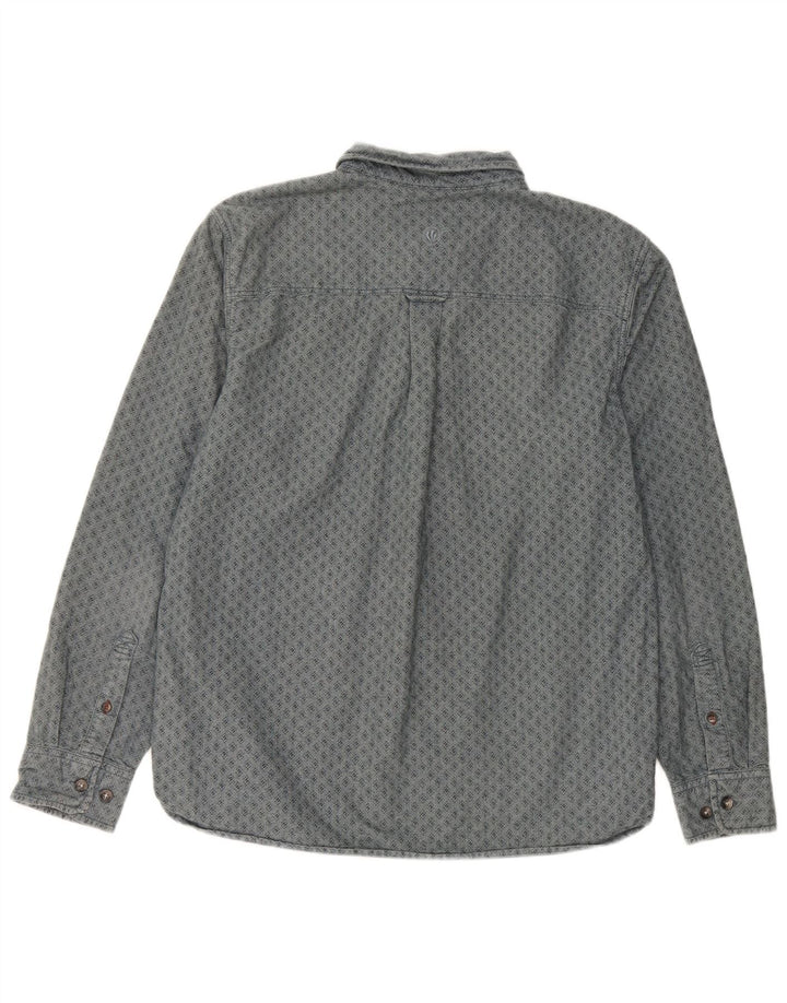 Chemise Homme Fat Face Large Gris Géométrique Coton