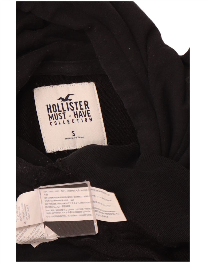 HOLLISTER Pull à capuche pour homme Small Noir Coton