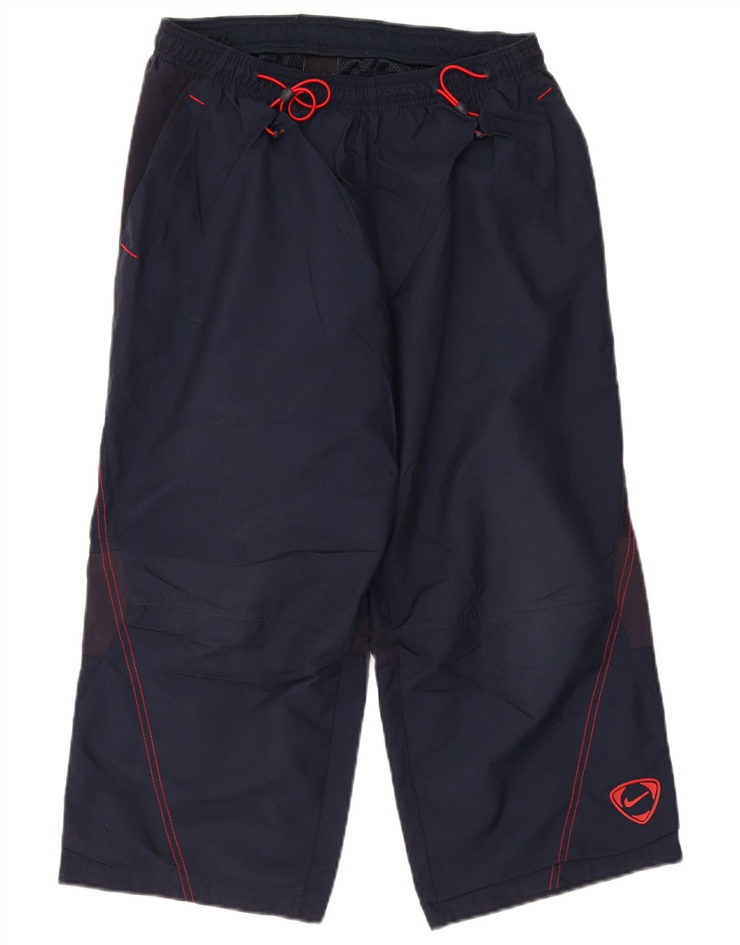 NIKE Pantalon de Survêtement Capri Homme Bleu Marine Moyen Nylon Colorblock