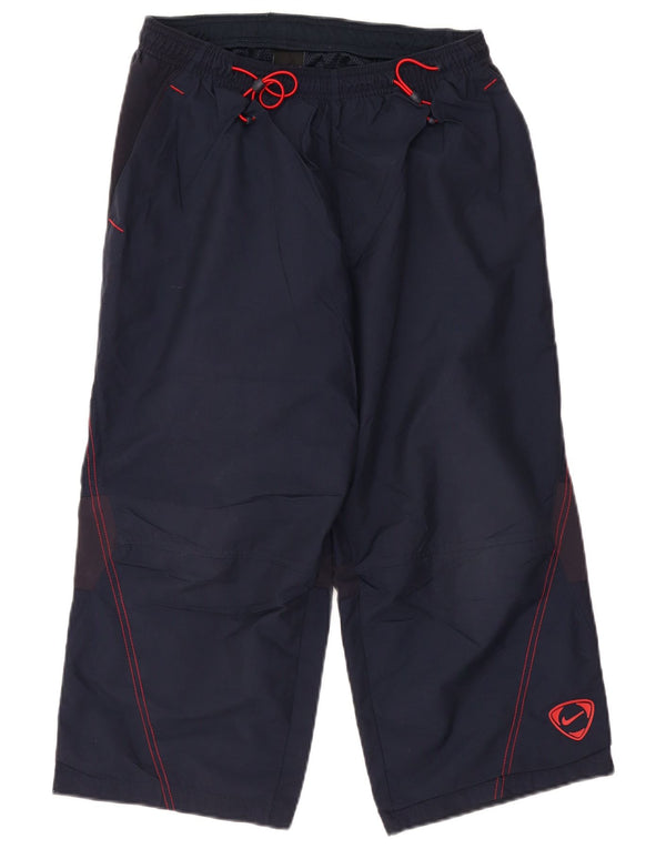 NIKE Pantalon de Survêtement Capri Homme Bleu Marine Moyen Nylon Colorblock