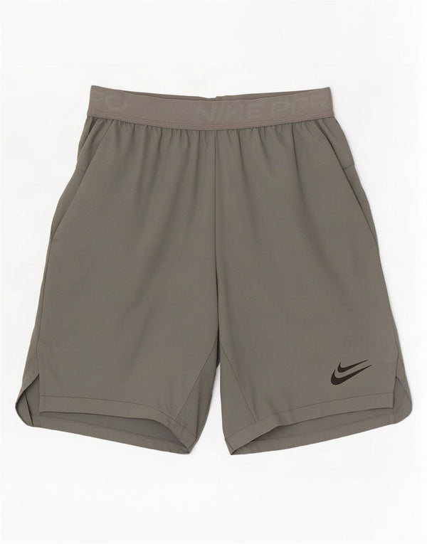 Nike Short de sport Dri Fit Graphic Standard pour homme, petit, kaki, polyester
