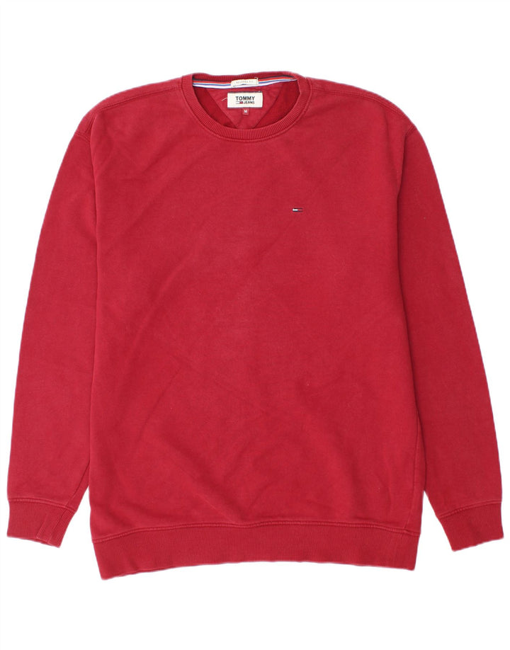 TOMMY HILFIGER Sweat-Shirt Coupe Relax Homme Rouge Moyen Coton