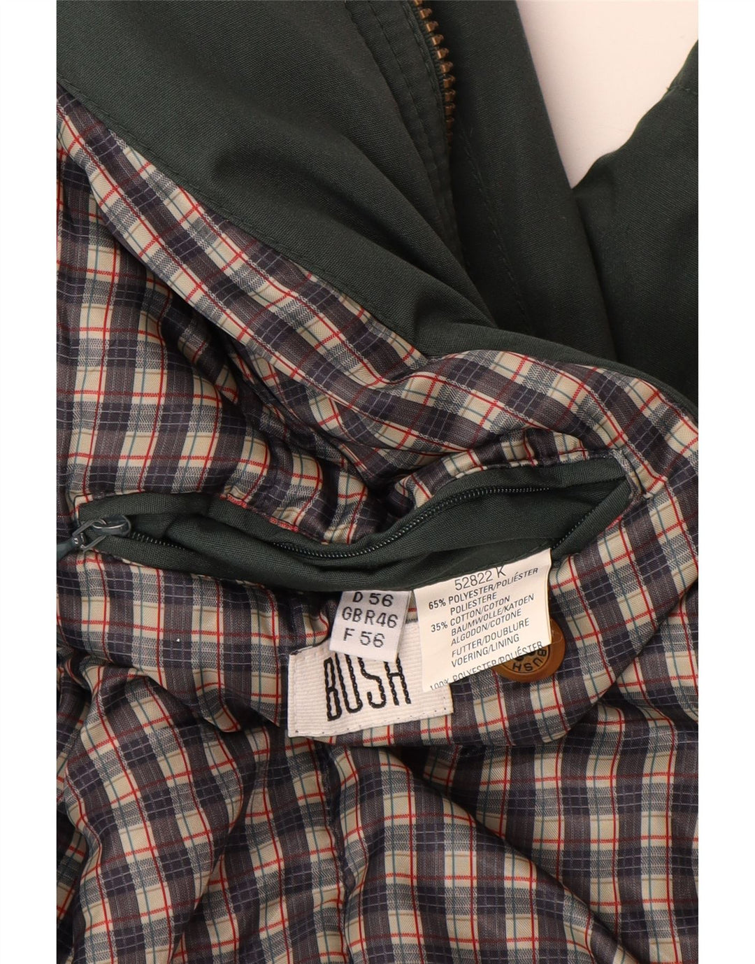 Bush Veste utilitaire pour homme UK 46 3XL Vert Polyester