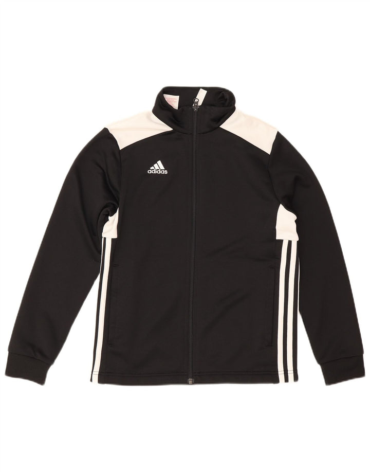 Adidas Veste de survêtement pour garçon 11-12 ans Noir Colorblock Polyester