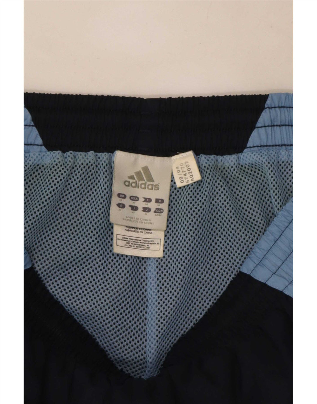 Adidas Short de bain pour homme en polyester color block bleu marine moyen