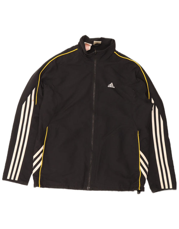 ADIDAS Veste de Survêtement Garçon 13-14 ans Noir Polyester
