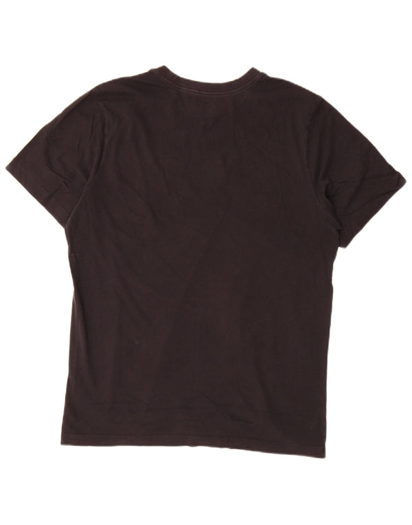 Nike T-shirt graphique pour homme en coton noir moyen