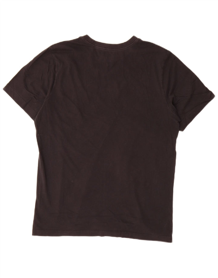 Nike T-shirt graphique pour homme en coton noir moyen