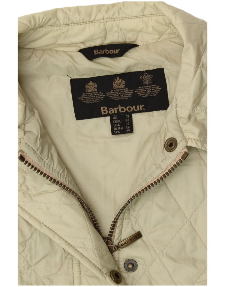 Barbour Gilet matelassé pour femme UK 18 XL en polyamide blanc cassé
