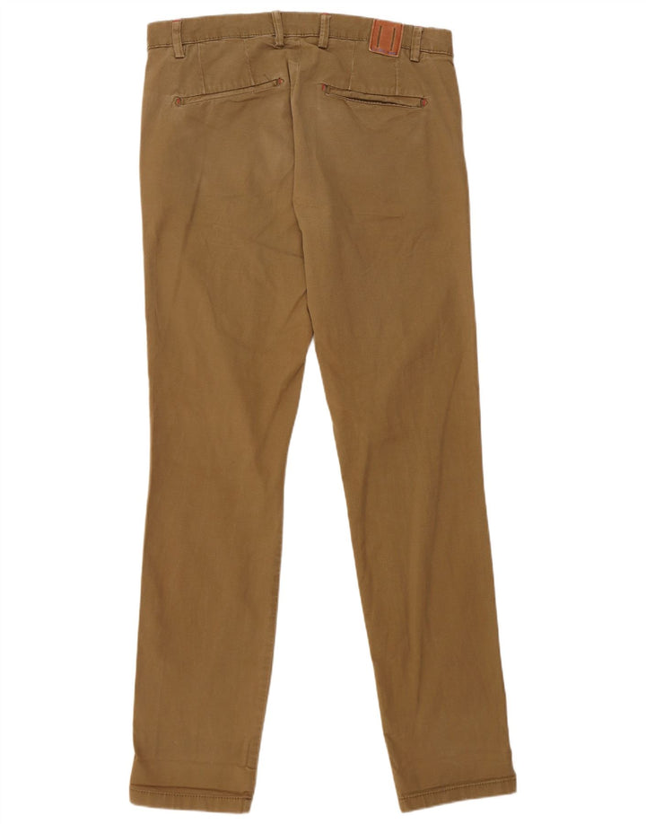 Zara Pantalon Chino Slim Homme EU 40 Medium W31 L33 Marron